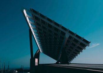 black and silver solar panel